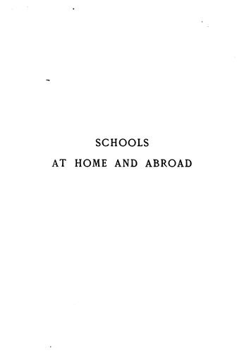 Schools at Home and Abroad