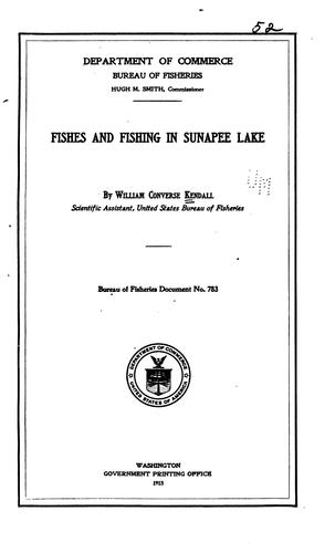 Fishes and Fishing in Sunapee Lake