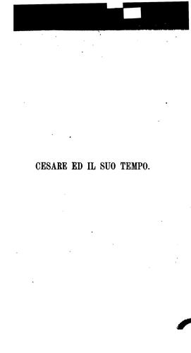 Cesare ed il suo tempo: storia critica