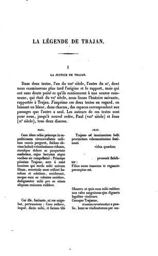 La legende de Trajan