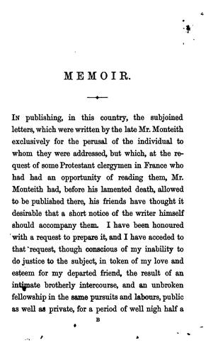 Two letters ... on the evidences of revealed religion. With a memoir by A.M. Dunlop
