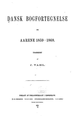 Dansk bogfortegnelse