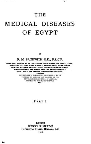 The Medical Diseases of Egypt