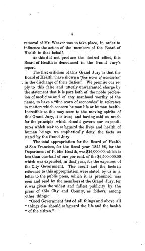 Reply of the Board of Health of the City and County of San Francisco in the matter of the Final ...