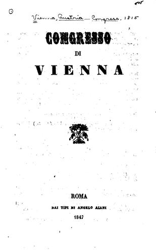Congresso di Vienna