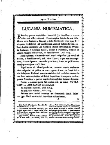Lucania numismatica: seu Lucaniae populorum numismata omnia in variis per Europam Nummophylaeiis ...