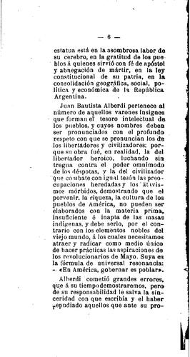 Alberdi a la luz de sus escritos en cuanto se refieren al Paraguay