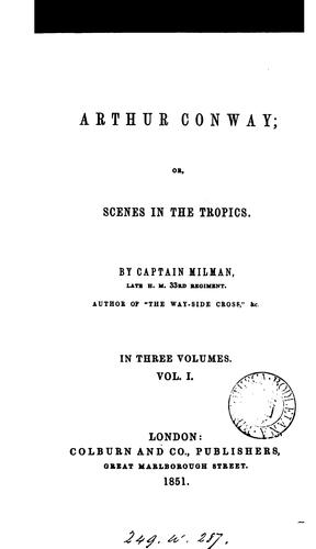 Arthur Conway; or, Scenes in the tropics