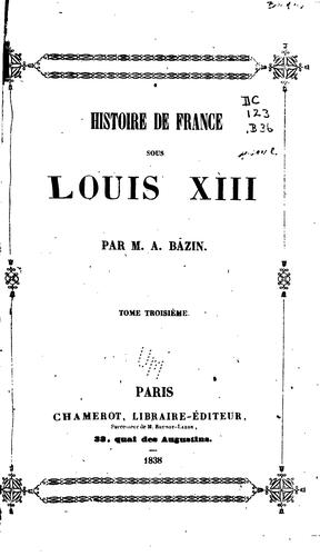 Histoire de France sous Louis XIII