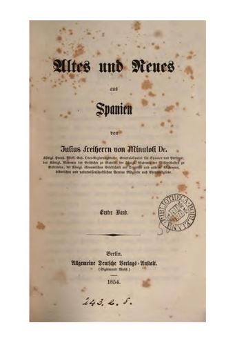Altes und Neues aus Spanien