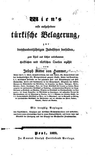 Wien's erste aufgehobene türkische Belagerung