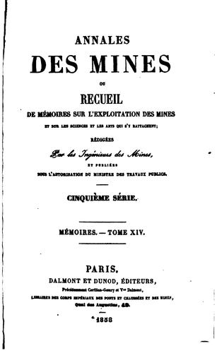 Annales des mines