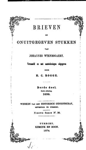 BRIEVEN EN ONUITGEGEVEN STUKKEN