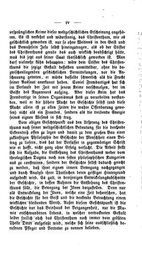 Der Orsprung des Christenthums geine vorbereitenden Grundiegungen und feiu gintritt in die belt