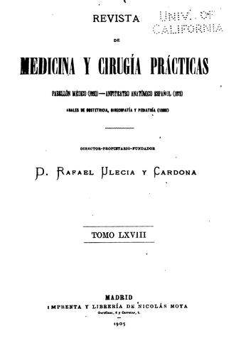 Revista de Medicina y cirugia practicas