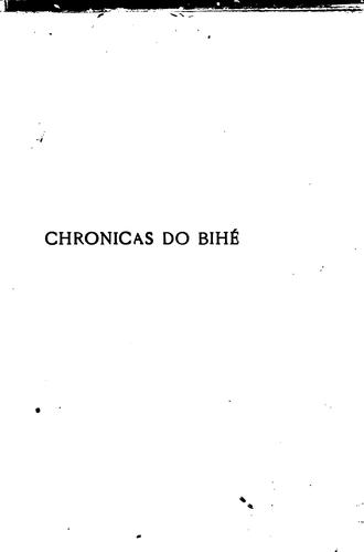 Chrónicas do Bihé