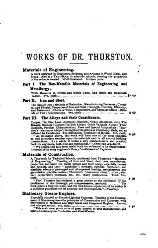 A Treatise on Non-metallic Materials of Engineering: Stone, Timber, Fuel, Lubricants, Etc.