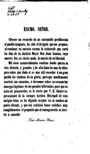 Don Juan de Lanuza: Drama histórico original en cinco actos y en verso