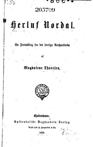 Herluf Nordal: En Fortælling fra det forrige Aarhundrede
