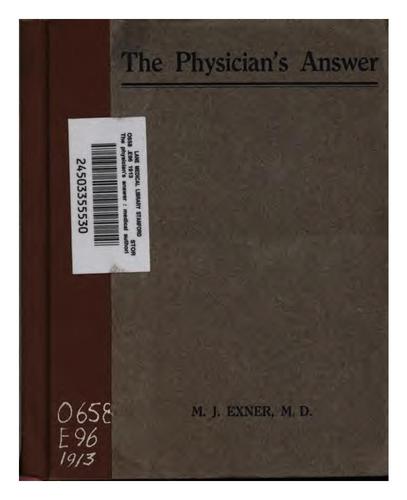 The Physician's answer: Medical Authority and the Prevailing Misconceptions about Sex