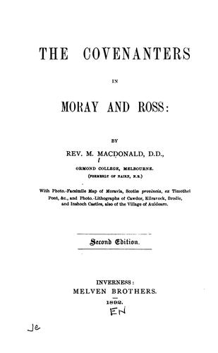The Covenanters in Moray and Ross
