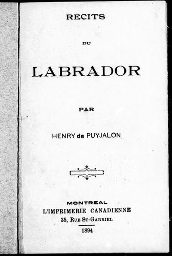 Récits du Labrador