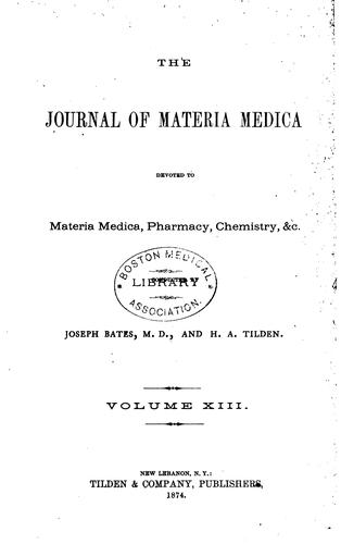 Journal of Materia Medica