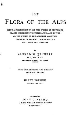 The Flora of the Alps