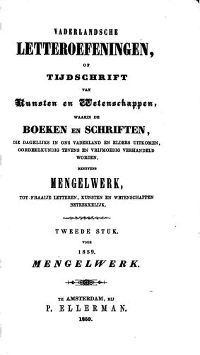 Vaderlandsche letter-oefeningen