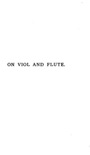 On Viol and Flute