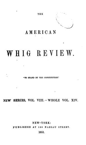 The American Whig Review