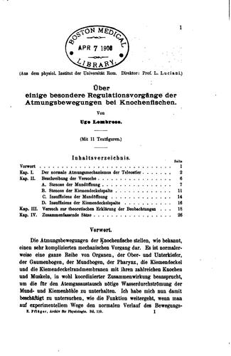 Archiv für die gesammte Physiologie des Menschen und der Thiere