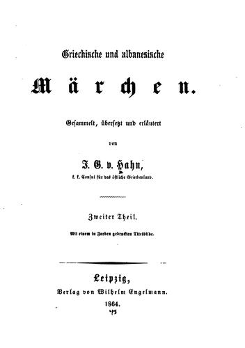 Griechische und albanesische Märchen v. 1