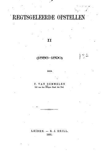 Regtsgeleerde opstellen ...