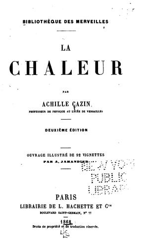 La chaleur