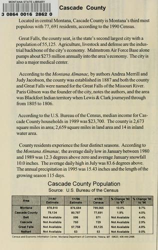 Labor market information for Cascade County.