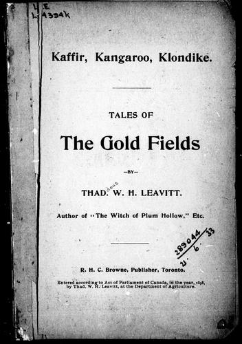 Kaffir, kangaroo, Klondike