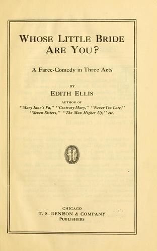 Whose little bride are you?