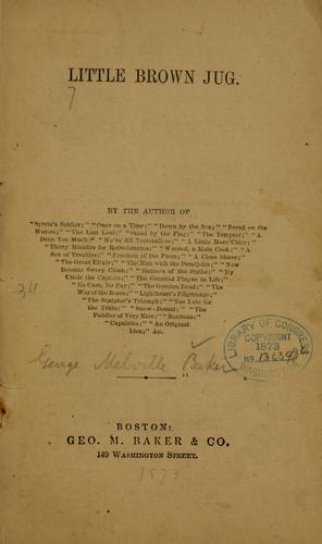Little brown jug