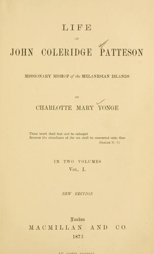 Life of John Coleridge Patteson