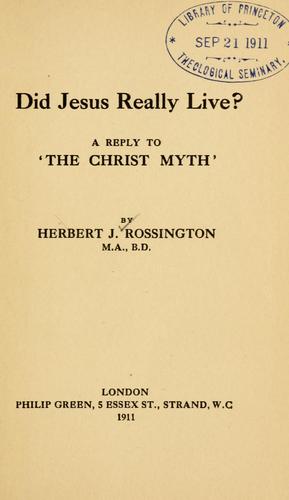 Did Jesus really live