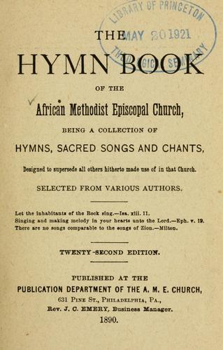 Hymn and tune book.