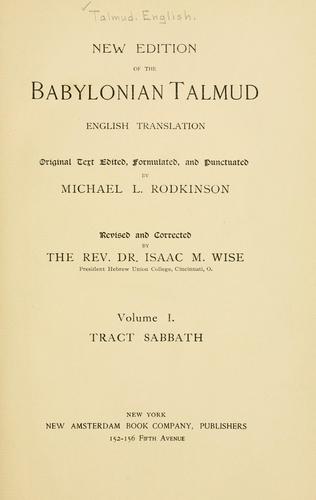New edition of the Babylonian Talmud