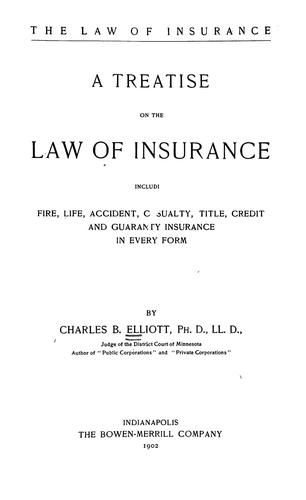 The law of insurance