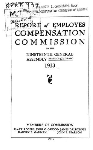 Report of Employes Compensation Commission