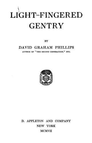 Light-fingered gentry