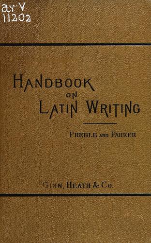 Handbook of Latin writing.
