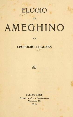 Elogio de Ameghino