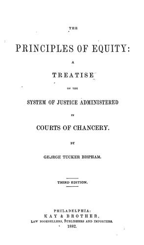 The principles of equity