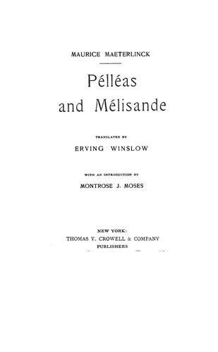 Pélléas and Mélisande